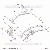 REAR SUSPENSION CONTROL ARMS