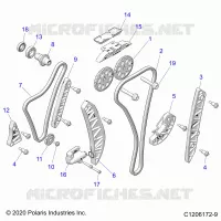 ENGINE, TIMING AND OIL CHAIN DRIVES