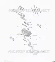 ENGINE, CYLINDER HEAD, CAM AND VALVES