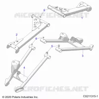 REAR SUSPENSION CONTROL ARMS