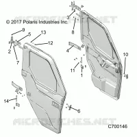 DOORS, FRONT, FULL, MOUNTING