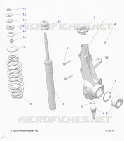 SUSPENSION, FRONT STRUT 