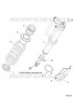 REAR SUSPENSION SHOCK MOUNTING