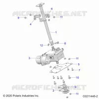 STEERING POST  AND EPS