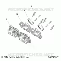 ENGINE, REED VALVE AND THROTTLE BODY ADAPTOR