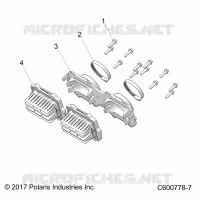 ENGINE, REED VALVE AND THROTTLE BODY ADAPTOR