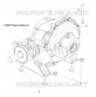 DRIVE TRAIN, REAR GEARCASE MOUNTING