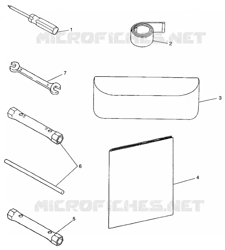 TOOL KIT    XCF 0971643 (4938613861B012)