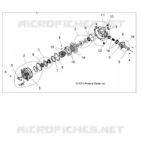 DRIVE TRAIN, FRONT GEARCASE INTERNALS