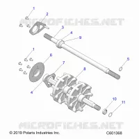 DRIVE TRAIN, JACKSHAFT AND DRIVE SHAFT