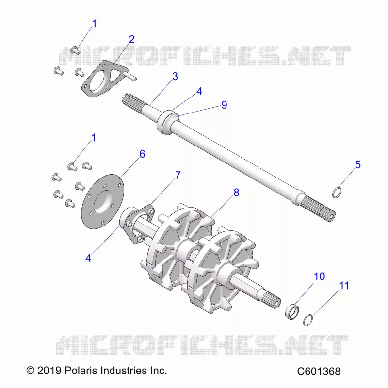 DRIVE TRAIN, JACKSHAFT AND DRIVE SHAFT