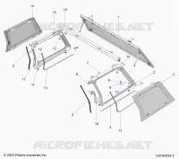 REAR BODYWORK WINDOW AND REAR CAB MOUNTING