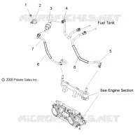 FUEL SYSTEM, THROTTLE  BODY AND FUEL LINES