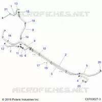 COOLING ROUTING, ENGINE