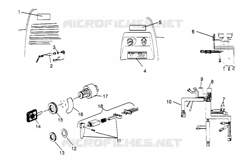 IGNITION   WIRE HARNESS TRAIL TOURING 0962262 AND  EUROPEAN TRAIL TOURING (4931763176A013)