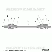 DRIVE TRAIN, FRONT HALF SHAFT