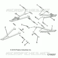 FRONT SUSPENSION CONTROL ARMS