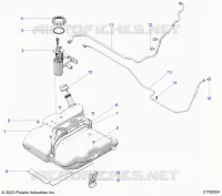 FUEL SYSTEM, FUEL TANK ASM.