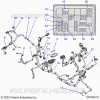 ELECTRICAL, WIRE HARNESS -R24RRED4JA (C7045512)