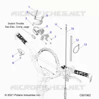 ENGINE, THROTTLE CONTROL ASM.