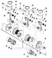 PISTON AND CRANKSHAFT (600 AND 600 SE) (4909500950035A)