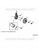ENGINE, STATOR AND STARTING MOTOR