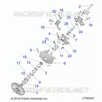 DRIVE TRAIN, PRIMARY CLUTCH