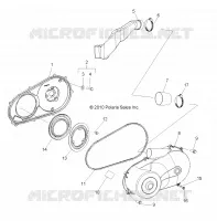DRIVE TRAIN, CLUTCH COVER