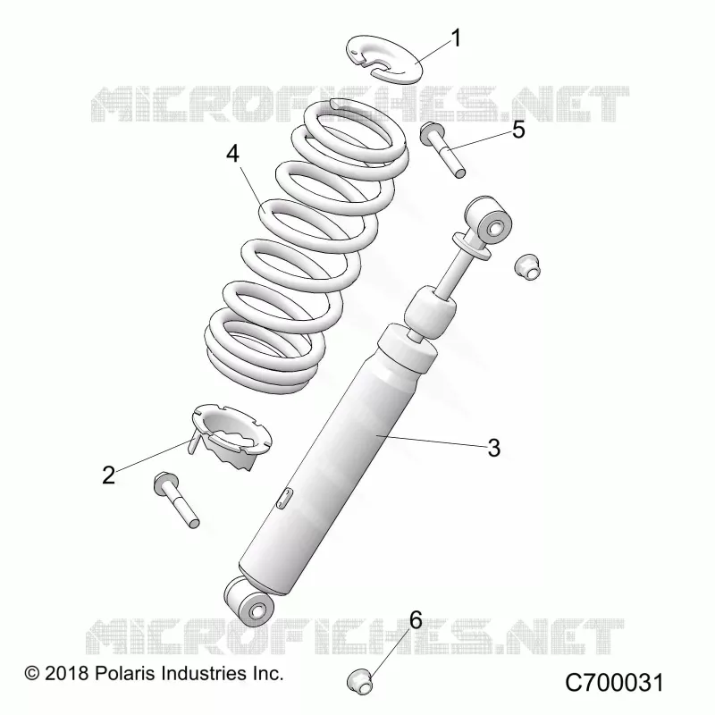 SUSPENSION, FRONT SHOCK MOUNTING