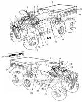 DECALS BIG BOSS 6X6 400L W97AE38A (4940814081A009)