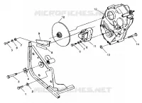 GEARCASE/REAR BRAKE MOUNTING TRAIL BOSS W938527 (4924072407022A)