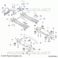 SEAT MOUNTING, FRONT