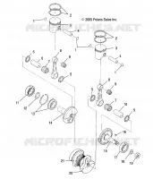 PISTON   CRANKSHAFT
