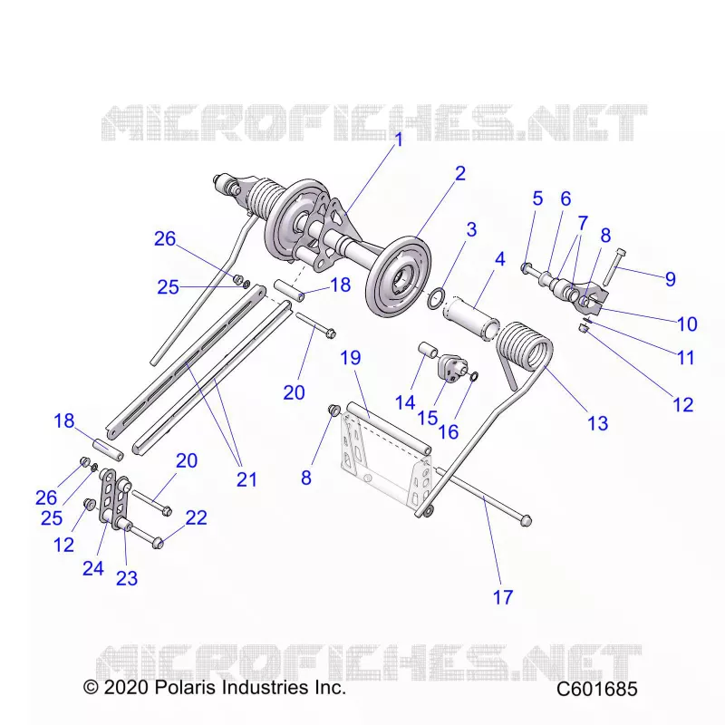 SUSPENSION, REAR TORQUE ARM