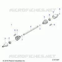 DRIVE TRAIN, DRIVE SHAFT, FRONT