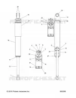 SUSPENSION, REAR SHOCK TRACK