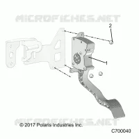 ENGINE, THROTTLE PEDAL