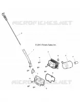 ENGINE, DIPSTICK AND OIL FILTER