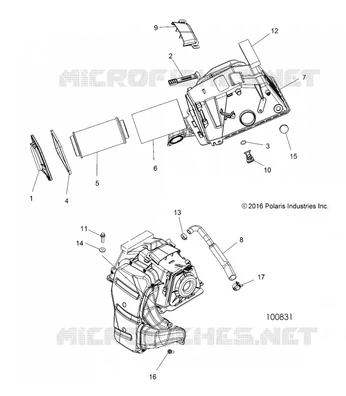 ENGINE, AIR INTAKE