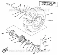 FRONT WHEEL AND BRAKE ASSEMBLY. (4911991199030A)
