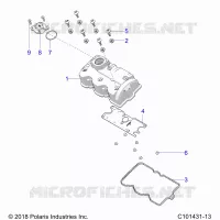ENGINE, VALVE COVER