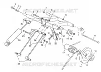 REAR TORQUE ARM TRAIL TOURING 0982362 AND EUROPEAN TRAIL TOURING E982362 (4942314231B014)