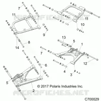 REAR SUSPENSION CONTROL ARMS