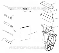 TOOL KIT     TRAIL 0952761, TRAIL DELUXE 0952262,   AND EUROPEAN TRAIL DELUXE (4928862886B014)