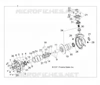 DRIVE TRAIN, FRONT GEARCASE INTERNALS