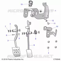 BRAKES, PEDAL