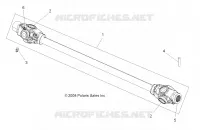 DRIVE TRAIN, PROP SHAFT, FRONT