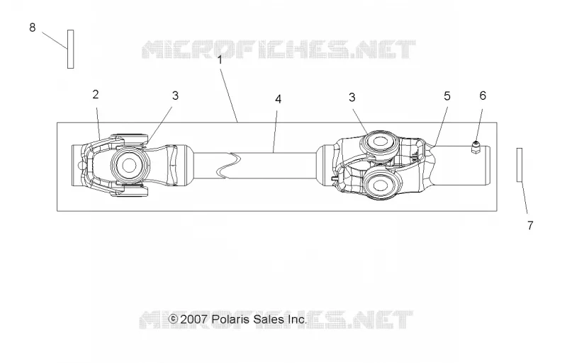 DRIVE TRAIN, FRONT PROP SHAFT