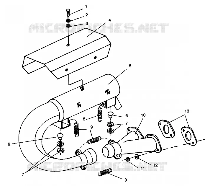 EXHAUST SYSTEM LITE GT 0943133 (49250125010025)
