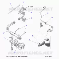 FUEL SYSTEM, RAIL, LINES AND THROTTLE BODY